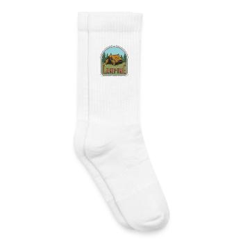 Camping - Kids Tennis Socks - white - Right