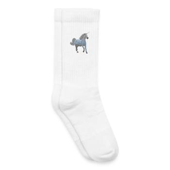 Elron, the unicorn - Kids Tennis Socks - white - Right