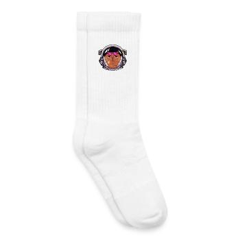 Cosmocat - Chaussettes de tennis bio enfant - blanc - Droite