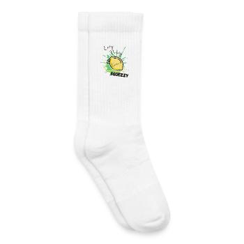 Zitrone Facile Facile Moulette - Chaussettes de tennis bio enfant - blanc - Droite