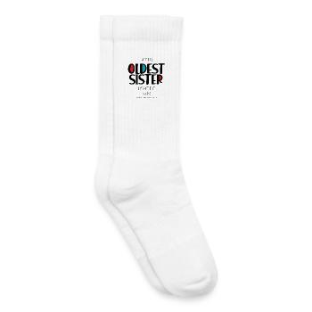 Älteste Schwester - Kinder Tennissocken - Weiß - Rechts