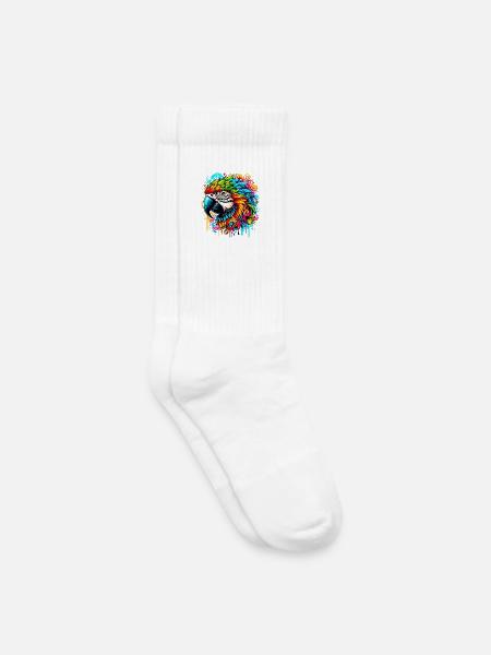 Parrot - Kids Tennis Socks - white