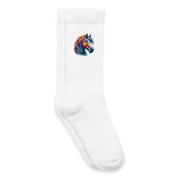 Pferd - Kinder Tennissocken - Weiß - Rechts