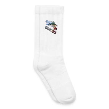 Aquarell Landkarte Costa Rica - Kinder Tennissocken - Weiß - Rechts