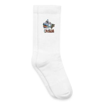 Aquarell Landkarte Kanada - Kinder Tennissocken - Weiß - Rechts