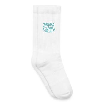 Schlagzeug Christlicher Schlagzeuger - Kinder Tennissocken - Weiß - Rechts
