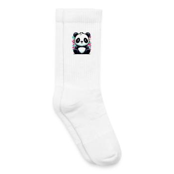 Panda - Kinder Tennissocken - Weiß - Rechts