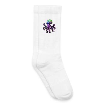 Krake - Kinder Tennissocken - Weiß - Rechts