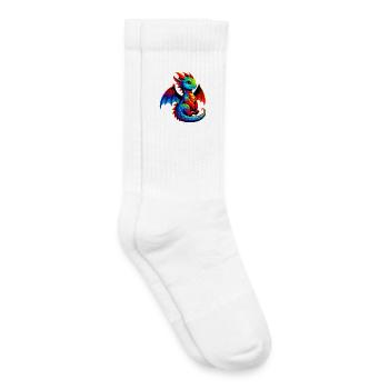 Dragon - Kids Tennis Socks - white - Right
