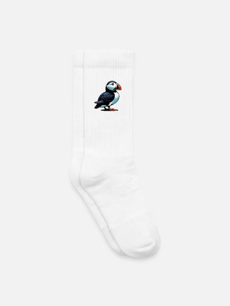 Papageitaucher - Kinder Tennissocken - Weiß