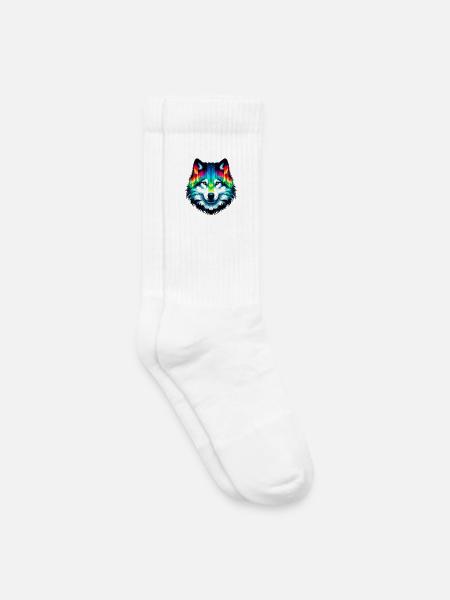Wolf - Kinder Tennissocken - Weiß