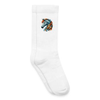 Pferd - Kinder Tennissocken - Weiß - Rechts