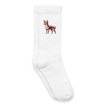 Chihuahua - Kids Tennis Socks - white - Right