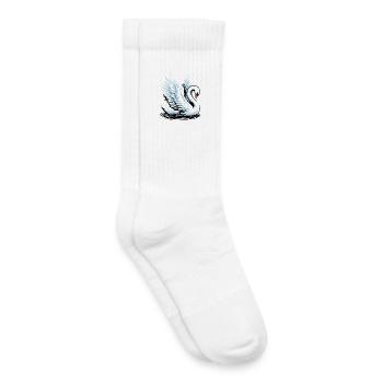 Schwan - Kinder Tennissocken - Weiß - Rechts