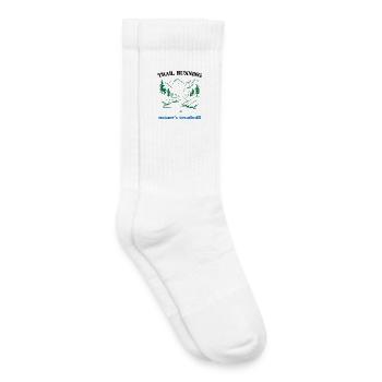 Trailrunning - Das Laufband der Natur - Kinder Tennissocken - Weiß - Rechts