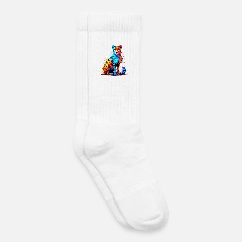 Gepard - Kinder Tennissocken - Weiß