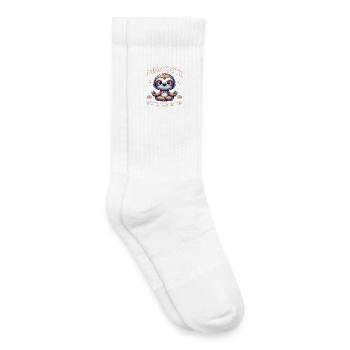 Namaste Faultier Yoga Mood - Kinder Tennissocken - Weiß - Rechts