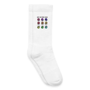 Andy war Rosen holen - Kinder Tennissocken - Weiß - Rechts