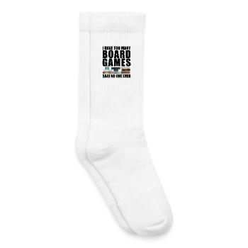 Personne jamais - Chaussettes de tennis bio enfant - blanc - Droite