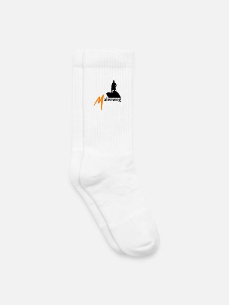 Malerweg Elbsandsteingebirge Sächsische Schweiz - Kinder Tennissocken - Weiß