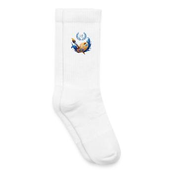Saint Luke: Artistic Vision - Kids Tennis Socks - white - Right