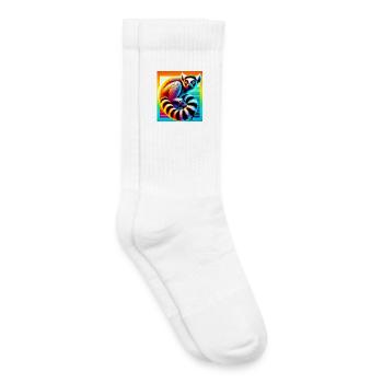 Lemur - Kids Tennis Socks - white - Right