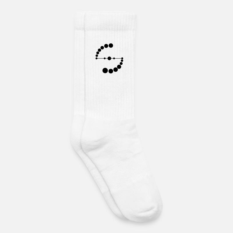 Kosmische DNA-Spirale - Kinder Tennissocken - Weiß