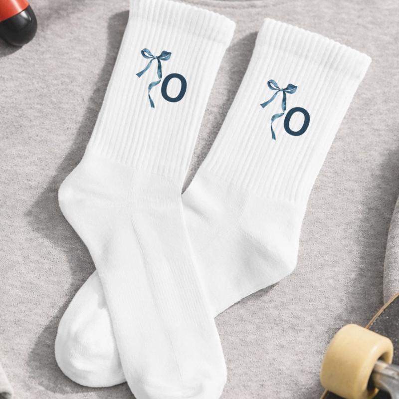 Monogramm oder Geschenkidee Kinder Tennissocken