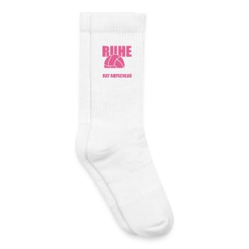 Volleyball Coach Gifts Volleyball Player - Kids Tennis Socks - white - Right