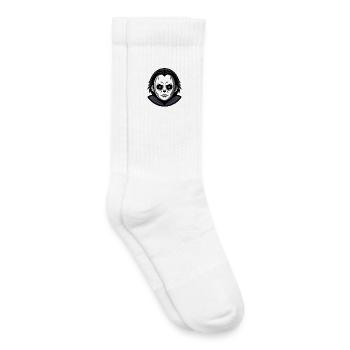 Masque mauvais halloween monochrome hoodie - Chaussettes de tennis bio enfant - blanc - Droite