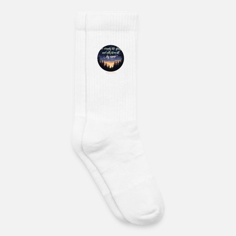 Bibelvers Christlich Religiös - Kinder Tennissocken - Weiß