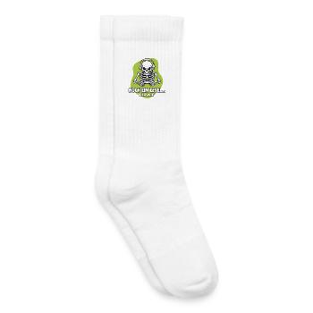 Gamer Skeleton Encore un Niveau - Chaussettes de tennis bio enfant - blanc - Droite
