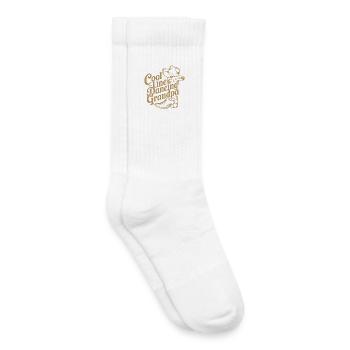 Cool Line Dance Grandfather - Kids Tennis Socks - white - Right