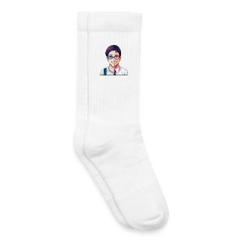 BOY MET GIRL - nice people - Chaussettes de tennis bio enfant - blanc - Droite