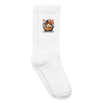 Ramen Noods - Chaussettes de tennis bio enfant - blanc - Droite
