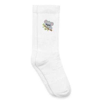 Baby-Koala auf einem Ast - Kinder Tennissocken - Weiß - Rechts