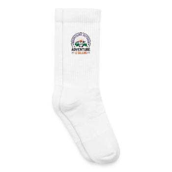 Berge – Das Abenteuer ruft - Kinder Tennissocken - Weiß - Rechts