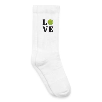 Tennis Lover - Kids Tennis Socks - white - Right