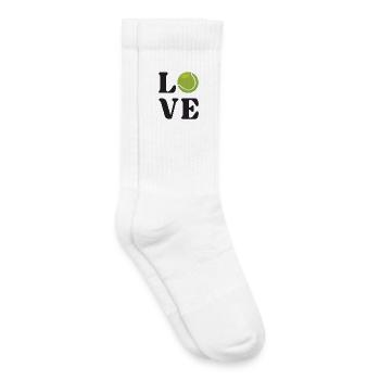 Tennis Lover - Kids Tennis Socks - white - Right