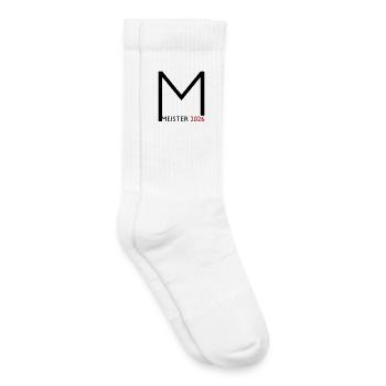 Herzlichen Glückwunsch zur Meisterschaft 2026 - Kinder Tennissocken - Weiß - Rechts