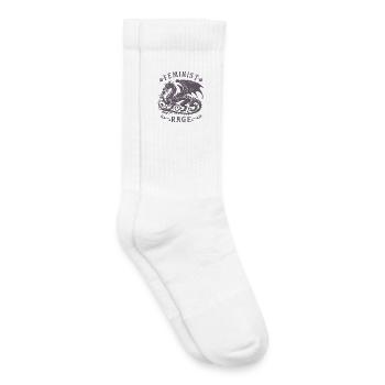 Feministisches Feminist Rage Vintage Drachen - Kinder Tennissocken - Weiß - Rechts