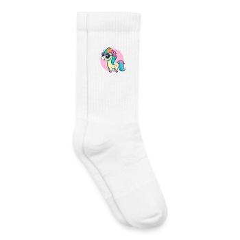 Rainbow Pony Glam-Brille - Kinder Tennissocken - Weiß - Rechts