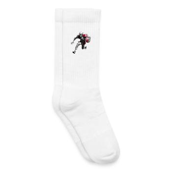 Skelette Rugbyspieler - Kinder Tennissocken - Weiß - Rechts