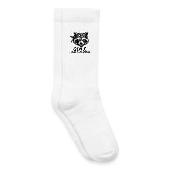 Raccoon Gen X Feral Generation - Kids Tennis Socks - white - Right