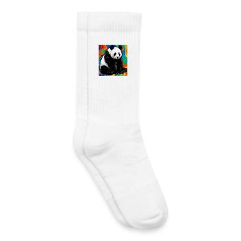 Panda - Kinder Tennissocken - Weiß - Rechts