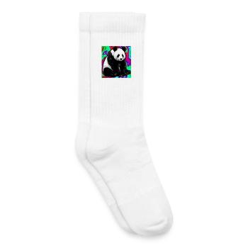 Panda - Kinder Tennissocken - Weiß - Rechts