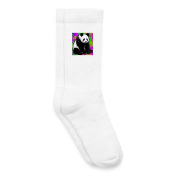 Panda - Kinder Tennissocken - Weiß - Rechts