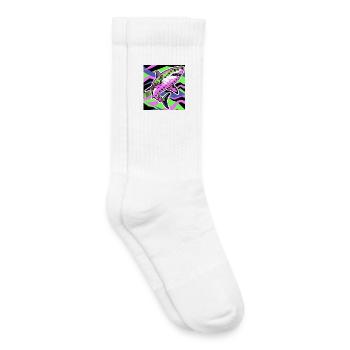 Shark - Kids Tennis Socks - white - Right