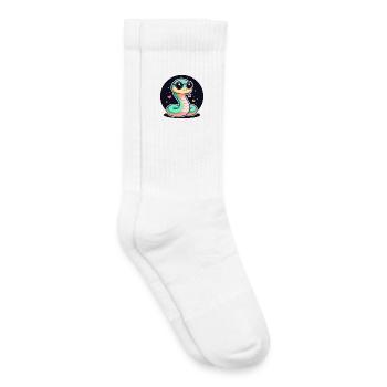 Pastel snake pop glasses - Kids Tennis Socks - white - Right