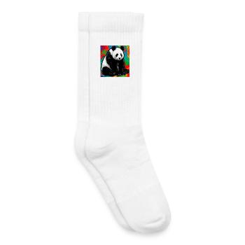 Panda - Kinder Tennissocken - Weiß - Rechts